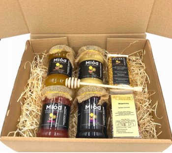 Zestaw Prezentowy Pyszne Naturalne Miody z herbatą