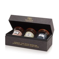 Zestaw prezentowy WoodWick na święta 3 małe świece