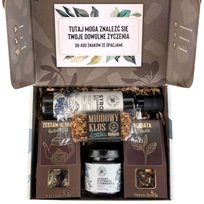 Zestaw prezentowy zestaw herbat kwitnących syrop owoce herbata prezent box