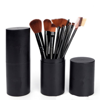 Zestaw Profesjonalnych Pędzli Do Makijażu 12 Sztuk - Lewer