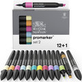 Zestaw promarkerów, Winsor&Newton, 12 sztuk - Winsor & Newton