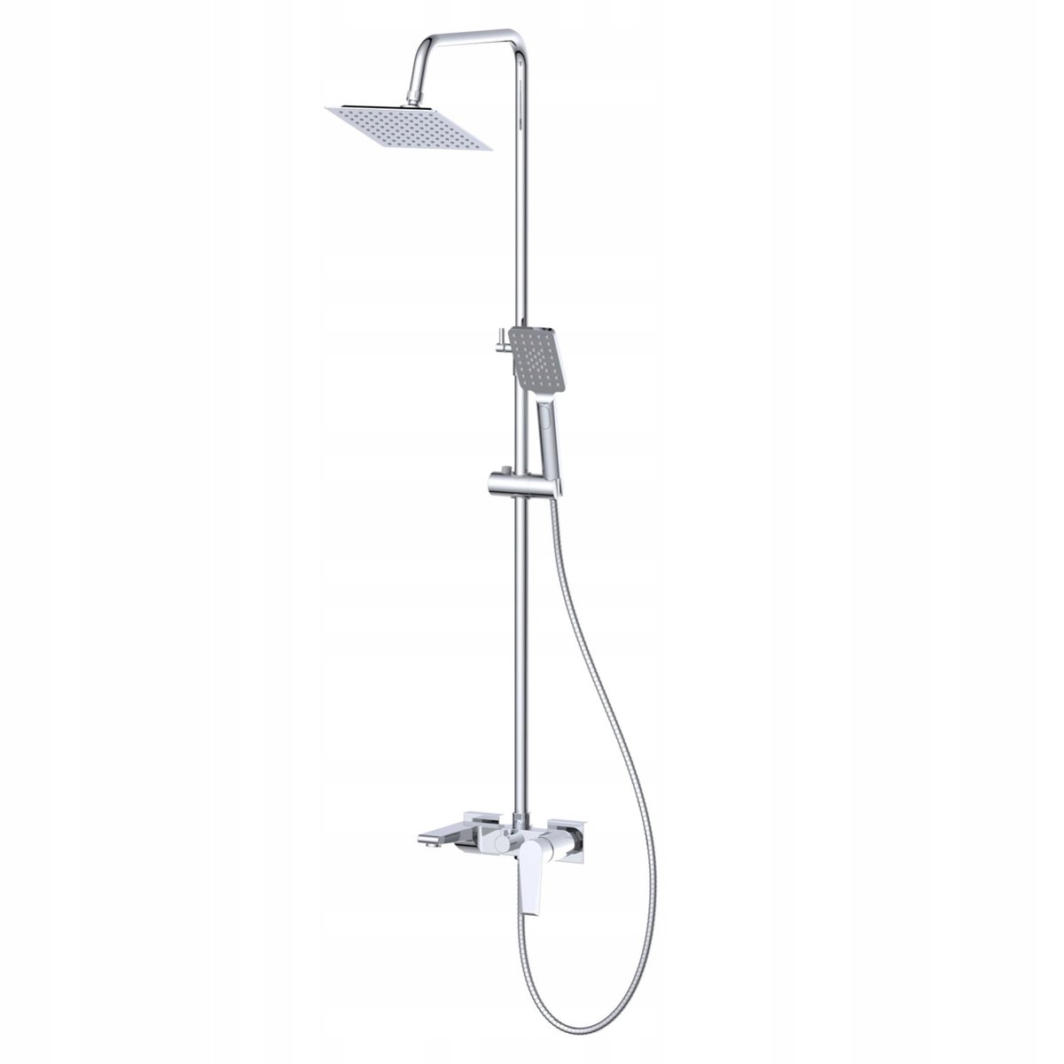 Durasan Durasan Zestaw Prysznicowy Kolumna Bateria Wannowo-Prysznicowa Deszczownica Chrom