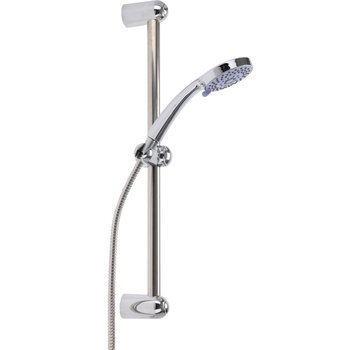 Zestaw prysznicowy ze słuchawką prysznicową 5-funkcyjną, Ø 9,5 cm - Bathroom Solutions