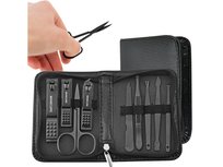 Zestaw Przybornik Pedicure Manicure Paznokci Duży 9W1 Etui Akcesoria Pilnik