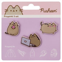 Zestaw przypinek, Pusheen, 3 szt. Empik