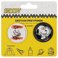 Zestaw przypinek, Snoopy, 2 sztuki Empik