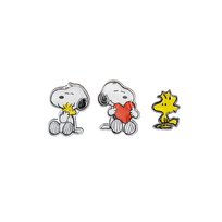Zestaw przypinek, Snoopy, 3 sztuki Empik