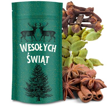 Zestaw przypraw do grzańca anyż goździki cynamon kardamon w torebce prezent na święta 50 g - Green Touch