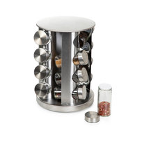 Zestaw przyprawników B2 RACK Essentials na stojaku 16 słoiczków 19x26 cm HOMLA