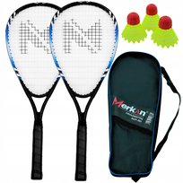 Zestaw Rakiety + Lotki Do Gry W SPEED Badmintona Crossmintona 6w1 MERKAN