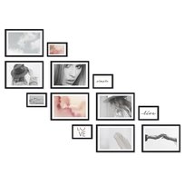 Zestaw Ramek Na Lewą Stronę Schodów - Galeria Ramek Na 12 Zdjęć