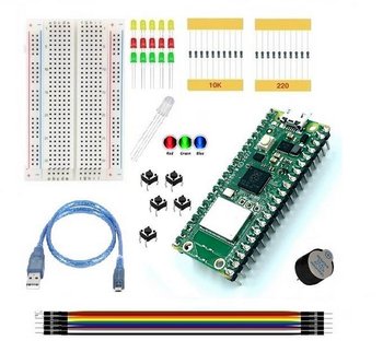 Zestaw Raspberry PI PICO W WiFi 2040 ARM z PINAMI - Raspberry Pi