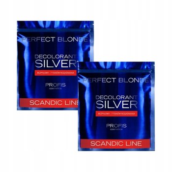Zestaw SCANDIC Rozjaśniacz Decolorant Silver 7 tonów 500g x2 - SCANDIC