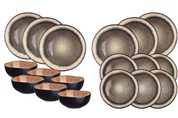 Zestaw serwis zastawa obiadowa Bjorn 18-elementowy Iris 6 osób design - Inny producent