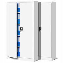 Zestaw SET Szaf Metalowych 2 x JAN NOWAK Model JAN 900x1850x400 Biurowa ...