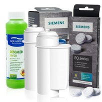 Zestaw Siemens, Filtr INTENZA TZ70003 2 szt, Tabletki Czyszczęce TZ80001,Odkamieniacz Verde 250ml