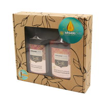 Zestaw silk szampon + odżywka do włosów z jedwabiem Arganicare