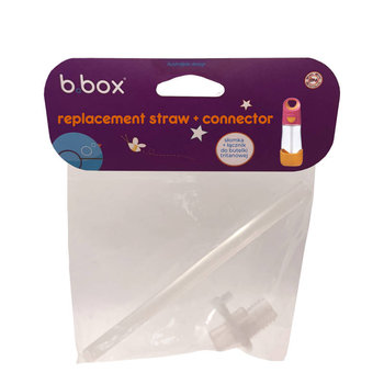 Zestaw słomki z łącznikiem do butelki tritanowej 450 ml, b.box - B.Box