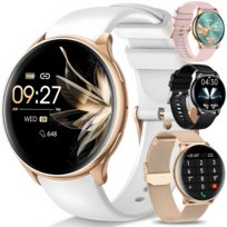 ZESTAW SMARTWATCH ZEGAREK DAMSKI LUXURY ROZMOWY KROKI CIŚNIENIE ZDROWIE MENU PL