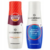 Zestaw Sodastream Shwip Shwap Cola Pomarańcza + Isotonic Grapefruit orange