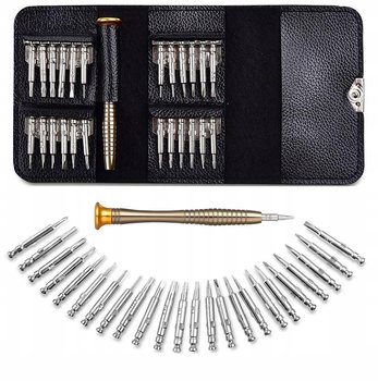 ZESTAW ŚRUBOKRĘTÓW PRECYZYJNYCH MAGNETYCZNE WKRĘTAKI TORX BITY ETUI 25 w 1 - Digi+