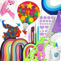 ZESTAW STARTOWY DO QUILLINGU PASKI IGŁA SZABLONY PODSTAWOWE NARZĘDZIA DIY