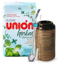 Zestaw Startowy do Yerba Mate Union Hierbas Serranas + Matero Bombilla Union