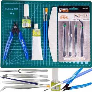 Zestaw Startowy Narzędzi I Przyborów Modelarskich Dla Początkujących - Inna marka