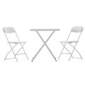 Zestaw stół z krzesłami NEWSTORM Aruba, biały, 3 elementy - NEWSTORM