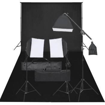 Zestaw studyjny fotograficzny 210 cm czarny - Zakito Europe