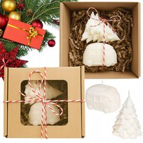 Zestaw świec świątecznych dekoracyjnych autko choinka 2szt. na PREZENT