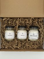 Zestaw świec zapachowych w eleganckich słoiczkach 80 ml