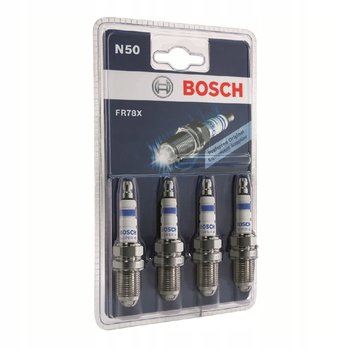 Zestaw świec zapłonowych BOSCH 0 242 232 802 FR78X Super 4 M14x1,25 4 szt - Bosch