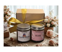 Zestaw Świeca Sojowa 2 X 120Ml Zapachowy Zestaw Idealny Na Prezent 1