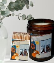 Zestaw świeca sojowa + zapałki - Gilmore Girls