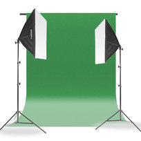 Zestaw SympleXstudio GreenScreen 2x65W 50x50