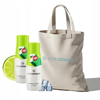 Zestaw Syrop koncentrat do wody SodaStream 7up Free 2x440ml + Torba - SodaStream