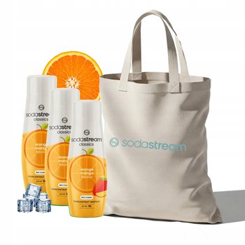 Zestaw Syrop koncentrat SodaStream ORANGE MANGO 3x440 ml + Torba - SodaStream