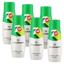 Zestaw Syropów do saturatora SODASTREAM 7up koncentrat 6 x 440 ml