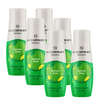 Zestaw Syropów do saturatora SODASTREAM Lemon Lime koncentrat 6 x 440 ml