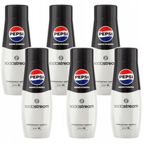 Zestaw Syropów do saturatora SODASTREAM Pepsi Max Zero Cukru 6 x 440ml