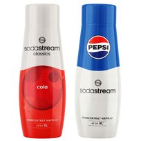 Zestaw Syropów SodaStream do Saturatora Cola + Pepsi 2 x 440 ml