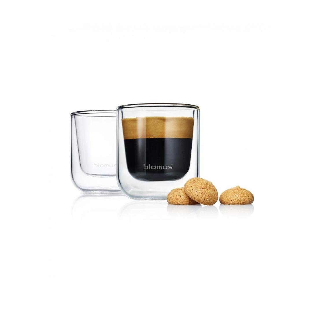 Zestaw szklanek do espresso BLOMUS Nero, 0,08 l, 2 szt.