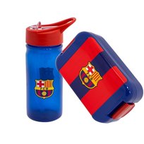 ZESTAW szkolny śniadaniowy FC Barcelona (Bidon + lunchbox ) | Oficjalna Licencja FC Barcelona