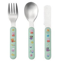 Zestaw Sztućców Dla Dziecka, 3 El., Świnka Peppa Petit Jour Paris