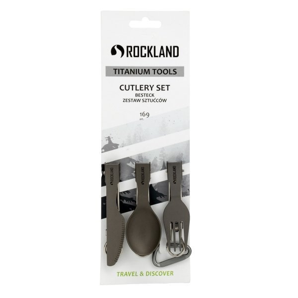 Фото - Інший туристичний посуд Rockland Zestaw Sztućców Titanium Tools Cutlery Set 