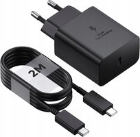 ZESTAW SZYBKA ŁADOWARKA SIECIOWA ZASILACZ PD 45W + KABEL USB-C- PD 200cm KOANNI