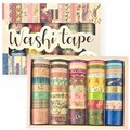 Zestaw taśm washi Avec do ozdabiania prac kreatywnych 50 SZT MIX KOLORÓW - ZDTRADING