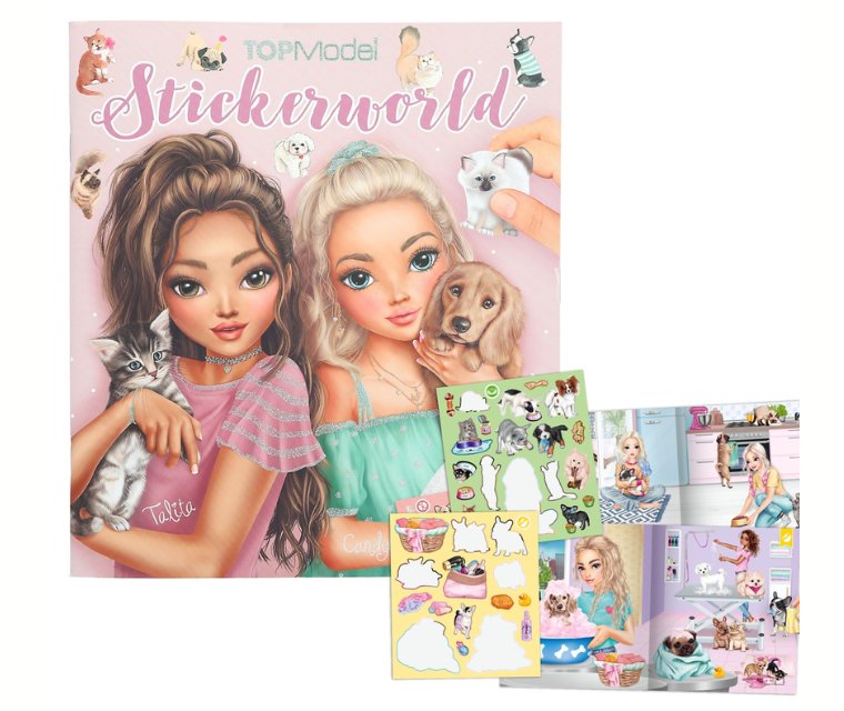 Depesche 13548 TOPModel – Réveil Silencieux Chat Et Chien Avec Veilleuse Pour Enfants – Violet – Pile Incluse