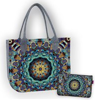 Zestaw Torba Lady XL BARCELONA + kosmetyczka Bertoni